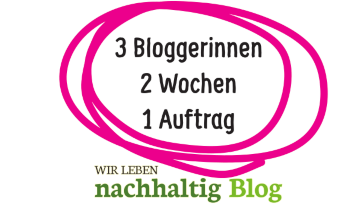 Aktion 3 Bloggerinnen 2 Wochen 1 Aufgabe