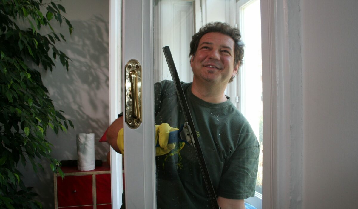 Fenster putzen