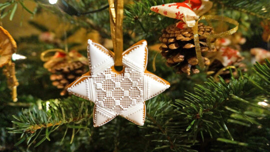 Selbstgemachter Christbaumschmuck