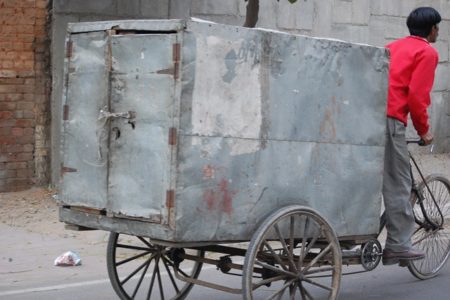 Lastenrad in Indien