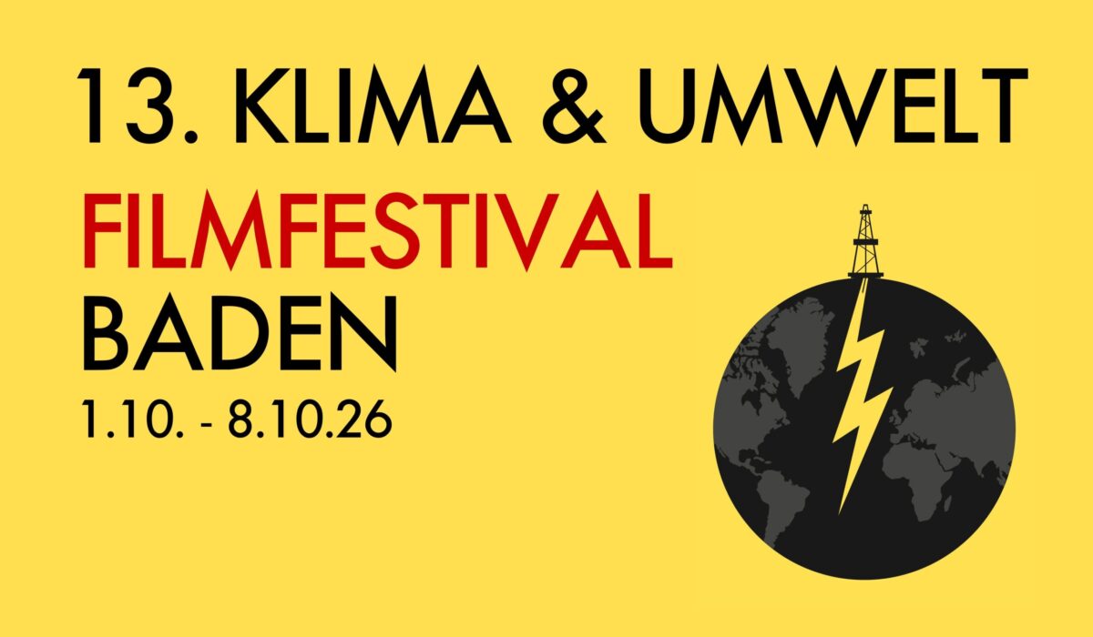 Plakat Klima & Umwelt Filmfestival Baden.