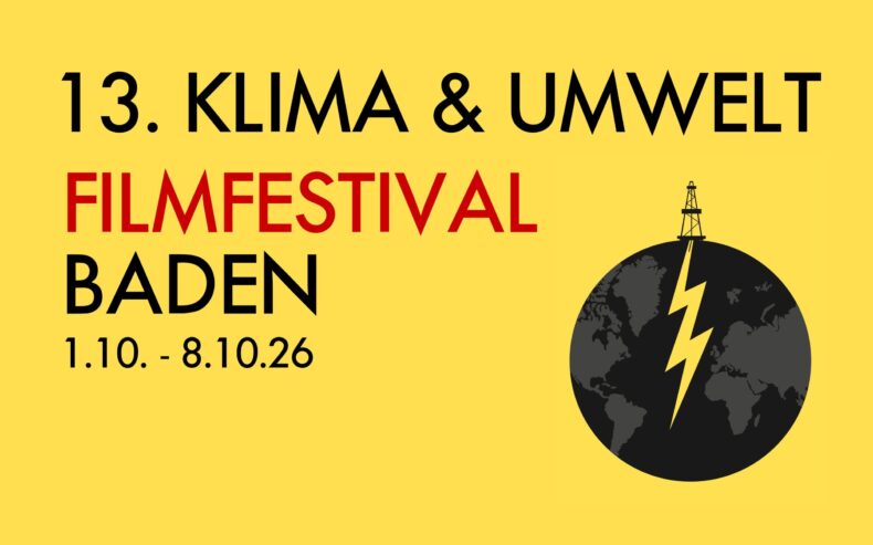 Plakat Klima & Umwelt Filmfestival Baden.