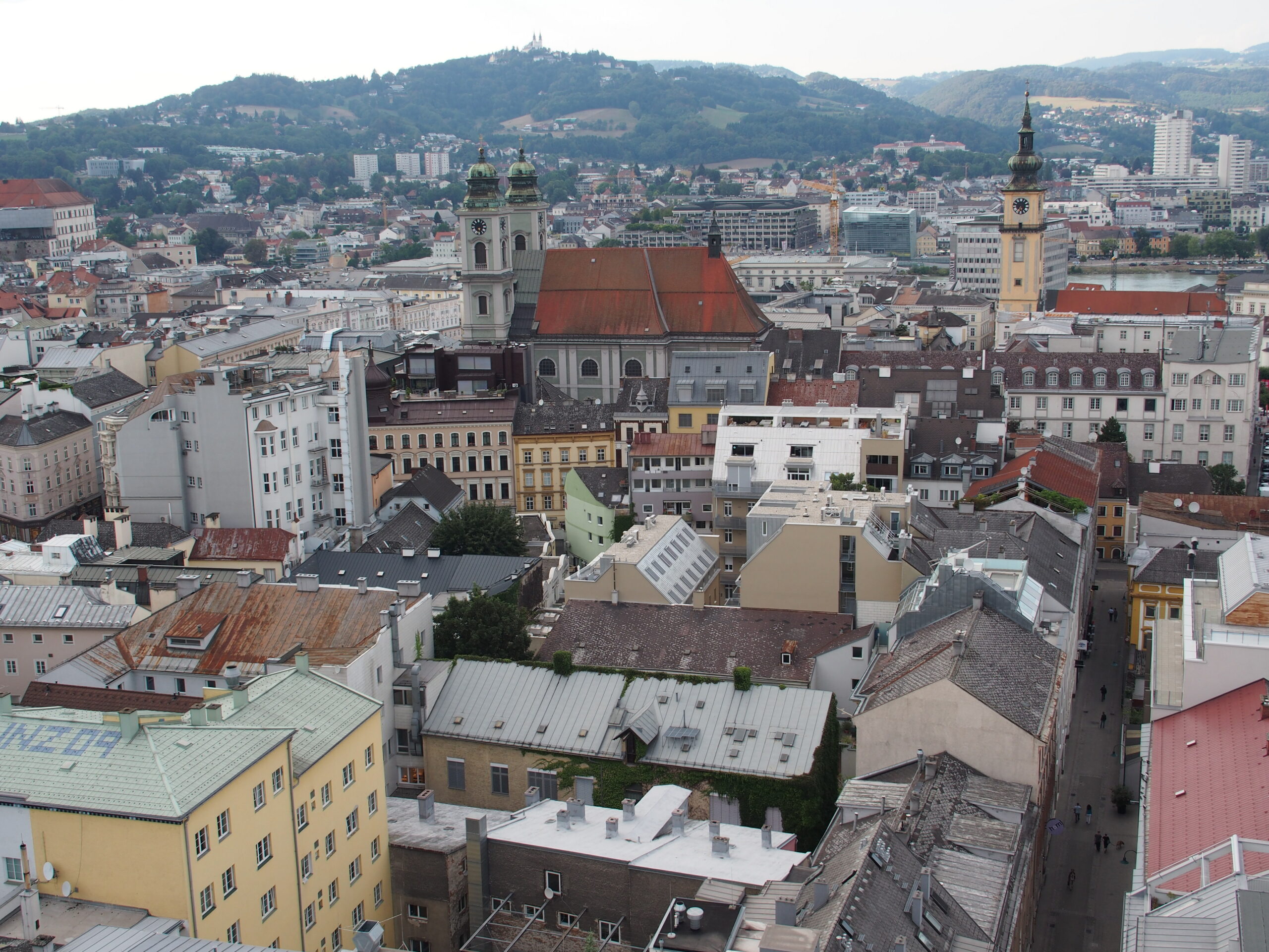 Blick über Linz