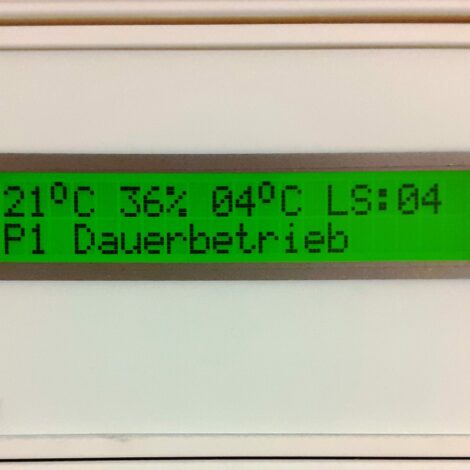 Anzeige Lüftungsanlage