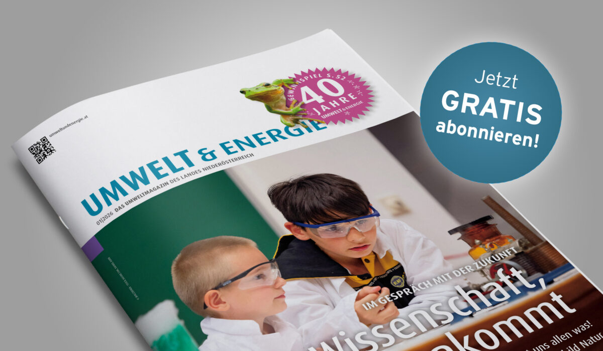 Deckblatt der Zeitschrift Umwelt und Energie
