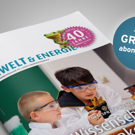Deckblatt der Zeitschrift Umwelt und Energie