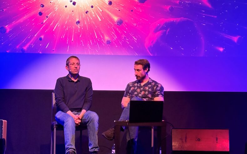 Florian Aigner und Martin Moder bei ihrer Show.
