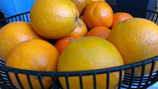 Orangen und Mandarinen