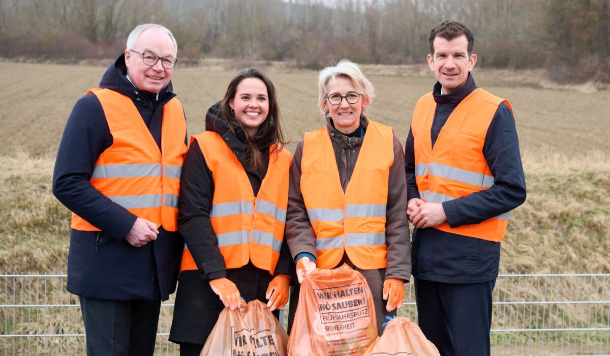 Start der Aktion Frühjahrsputz in NÖ mit LH-Stellvertreter Stephan Pernkopf