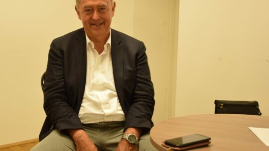 Prof. Dr. Franz J. Radermacher beim Interview