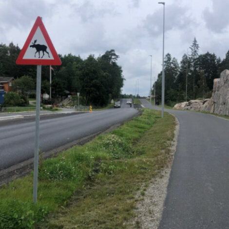 Radweg in Norwegen