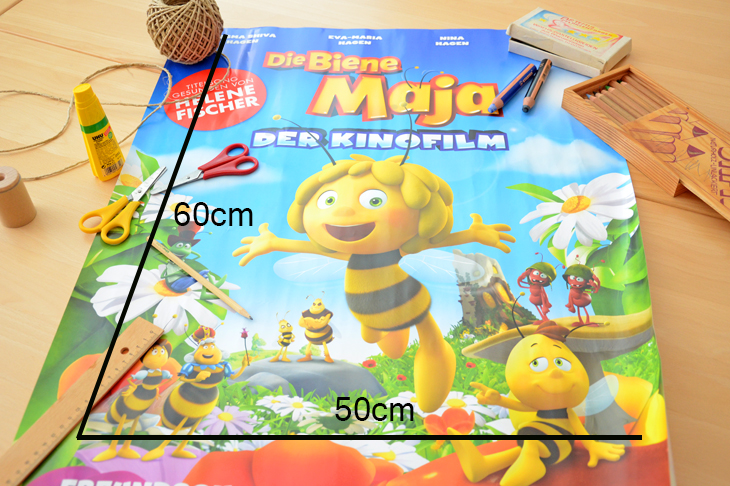 Material für die selbst gemachte Schultüte.