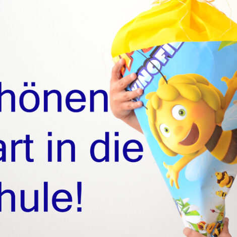 Fertig ist die Schultüte.