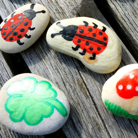 Selbst gemachte Glücksbringer