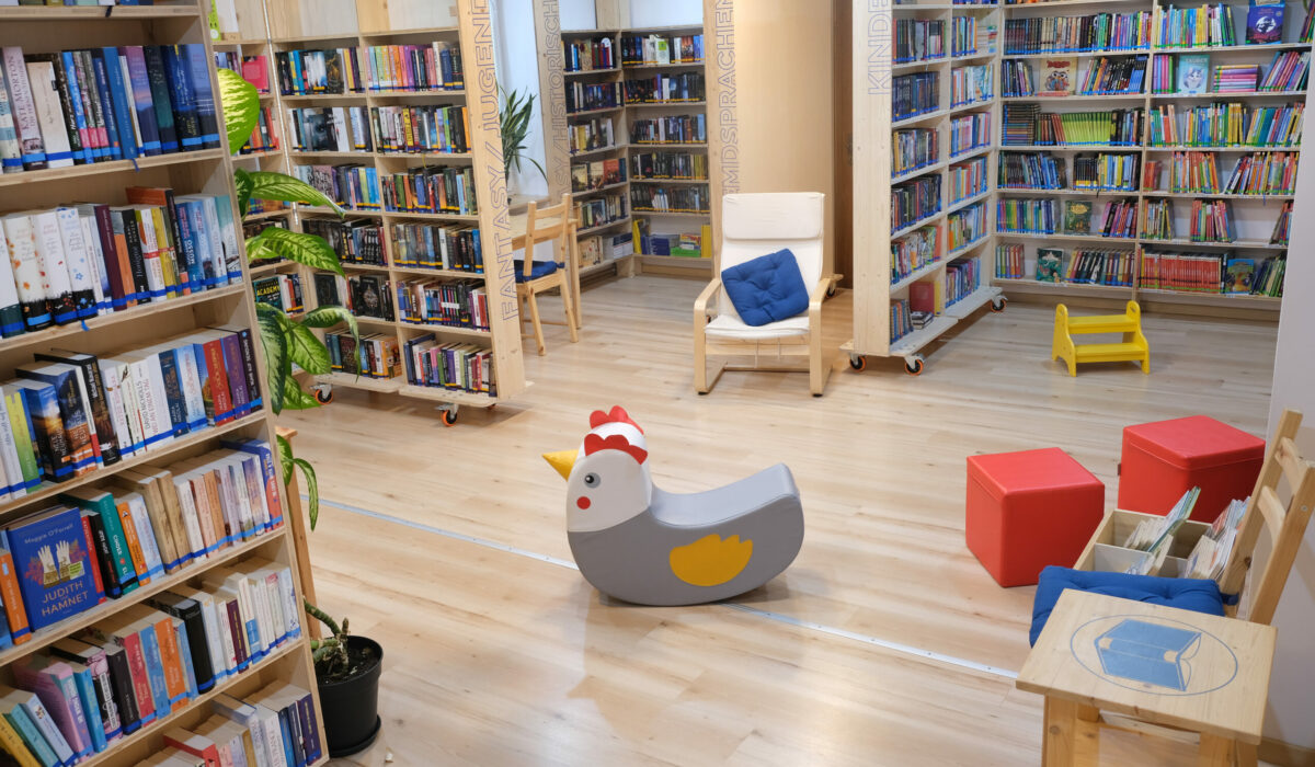 Die Bibliothek von Pottendorf.