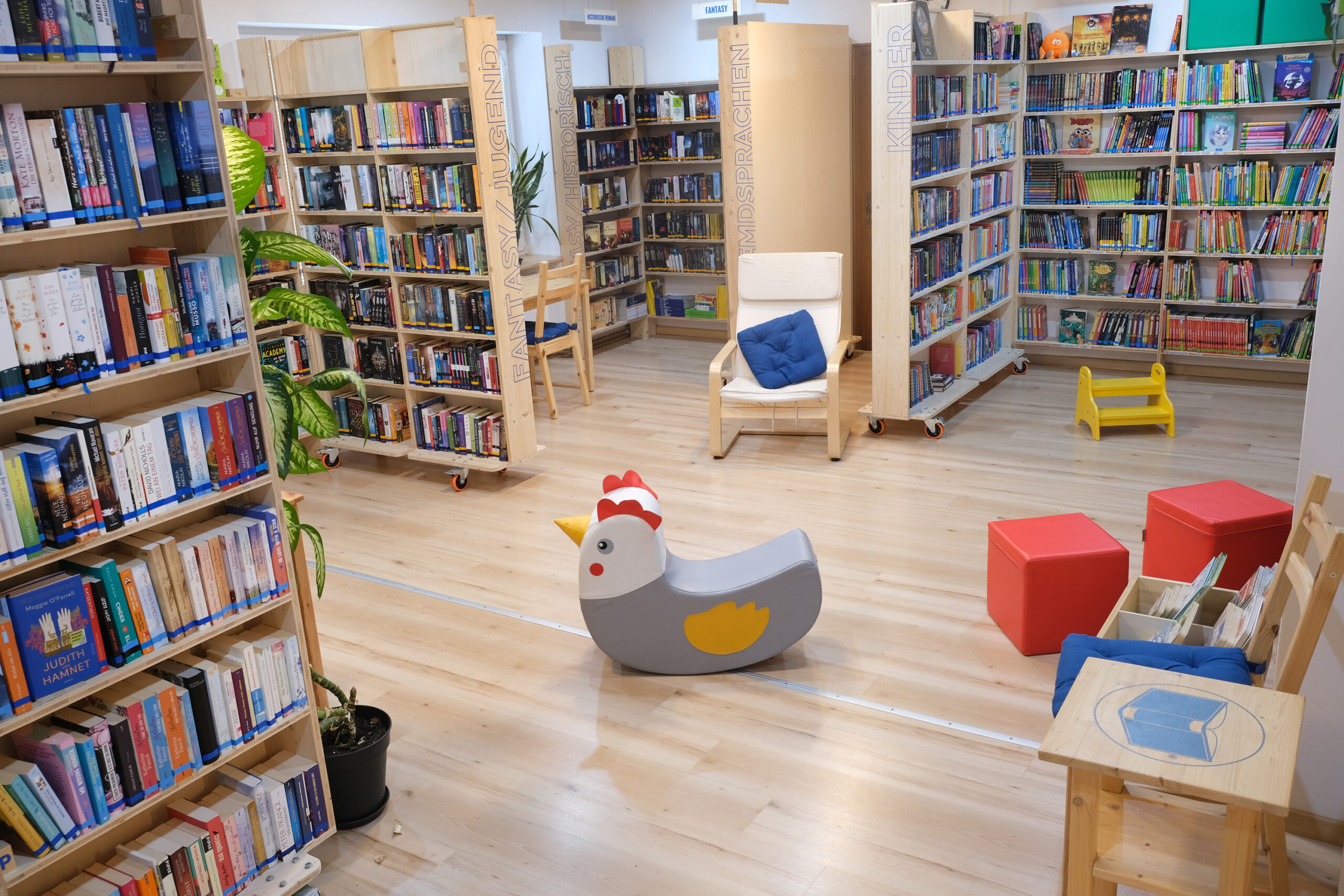 Die Bibliothek von Pottendorf.