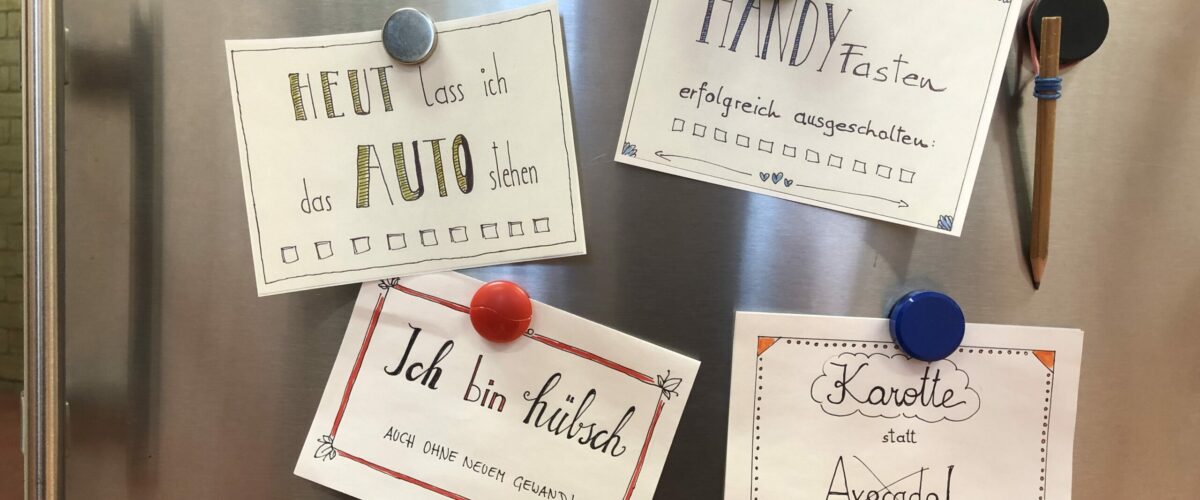 Fastenvorsätze zum CO2 fasten