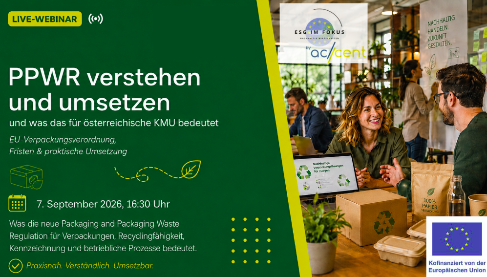 Grafik zum Webinar PPWR - neue EU-Verpackungsverordnung